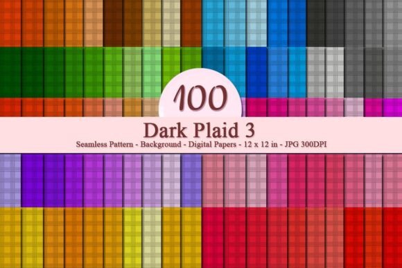 Dark Plaid 3 Seamless Pattern: A Versatile Design Tool for Creators and Businesses