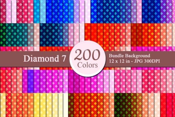 Diamond 7 Digital Papers Bundle: High-Resolution Design for All Uses
