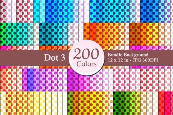 Dot 3 Digital Papers Bundle: A Must-Have Resource for Creative Businesses and DIY Projects