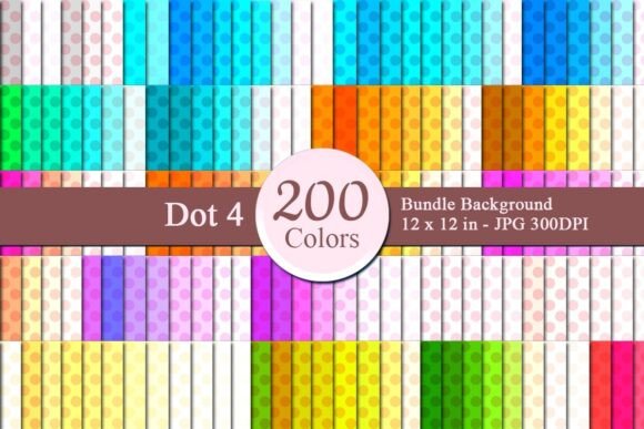 Dot 4 Digital Papers Bundle: A Versatile Resource for Creative Projects