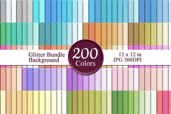 Glitter Bundle Digital Papers 11: A Versatile Resource for High-End Design Projects