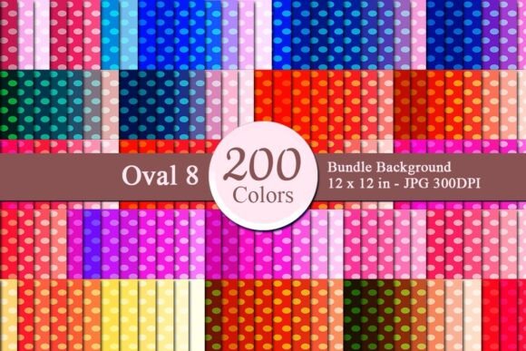 Oval 8 Digital Papers Bundle: A Must-Have for Modern Creative Businesses