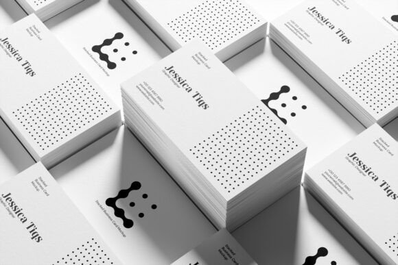 Stacked Business Card Mockup V6: A Strategic Tool for Presenting Professional Designs